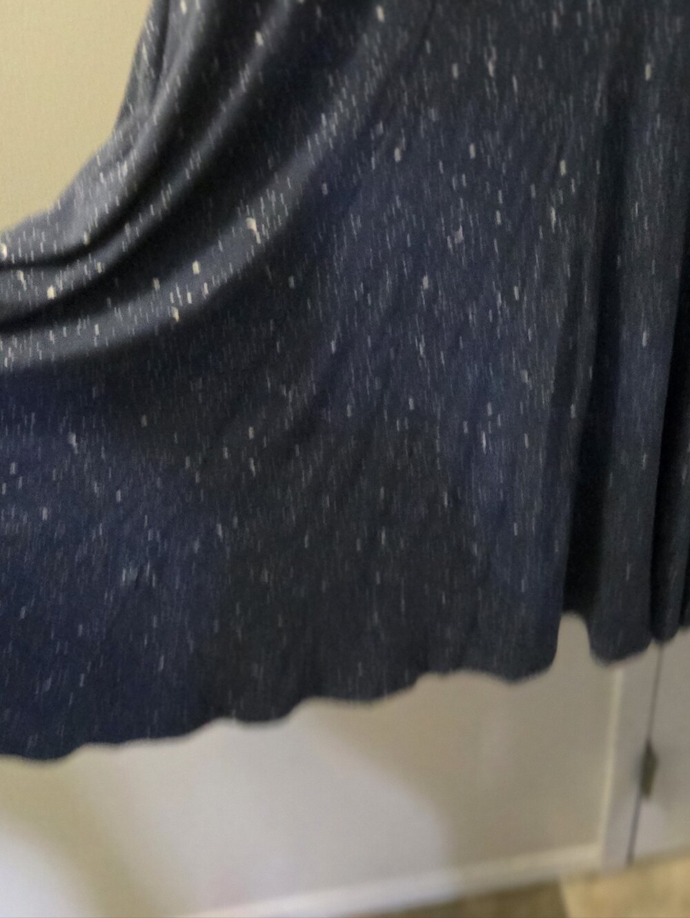 Torrid Navy Sparkle Midi Swing Dress - Picture 3 of 5